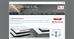 Desktop Screenshot of laminate-aluminiu.ro